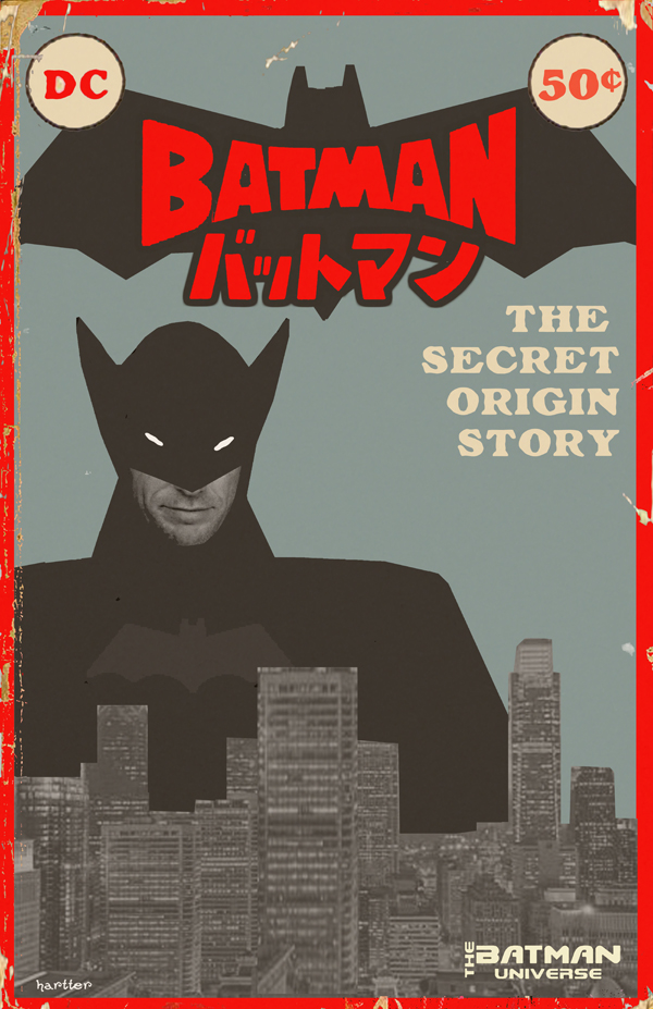 Sean Hartter Faux Batman Japanese Book Cover
